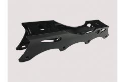 China Black CNC Aluminium Extrusion Profile With Drilling , Punching , Assembling supplier