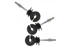 China Agricultural Garden Electric Fence Offset Ring Insulators Posts Wire Screw supplier