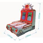 Coin operated game  arcade bowling ball lane alley skee skill redemption machine