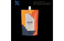 China Custom Printed Stand Up Liquid Soap Shampoo Packaging Bag Shower Gel Spouted Pouch supplier