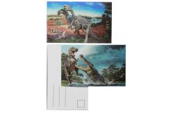 China Kids Gifts Dinosaur card 3d Animation Picture 3D Postcard Moving Cards supplier