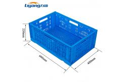 China Fruit Yellow Stackable Plastic Crate Reusable Plastic Moving Boxes supplier