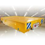 4 Wheels Railroad Track Cars , Electric Flat Car 15 Ton Load Capacity 7000mm Wheelbase for sale
