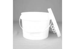 China 5L PP/HDPE Plastic Food Bucket With Handle supplier