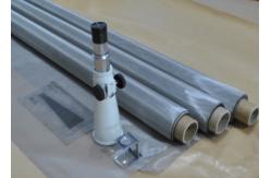 China High Tension Polyester Printing Mesh , Chip Electrical Components Fabric Mesh Screen supplier