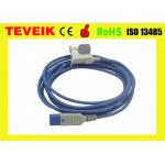 Compatible medical spo2 cable HP pedia finger clip spo2 sensor with round 8pin 3m for sale