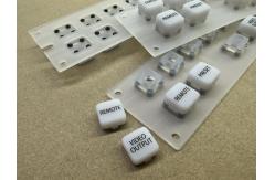 China Rubber Membrane Switch With Strong Tactile Response For Small Handheld Devices supplier