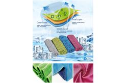 China Convenient Packaging Gym Sport Towel Polyester Microfiber Instant Cooling Towel supplier