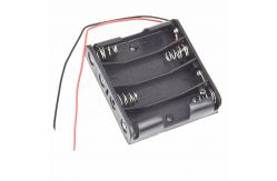 China Black 4 1.5V AA Battery Holder Box For Arduino supplier