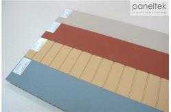 China Red / Yellow Exterior Wall Cladding Panels Anti - Fade With High Strength supplier