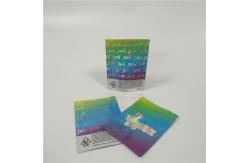 China RUNTZ Smell Proof Plastic Pouches Packaging PET / Hologram Film Material SGS Approval supplier
