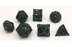 China Handmade Cool Metal Polyhedral Dice Practical Durable For Shadowrun supplier