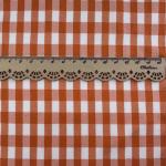 Woven 200gsm 40s Red Check And Stripe Fabrics Polyester Gingham Fabric