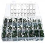 Integrated Circuits IC 24Value Capacitor kit 100V 2A221J to 2A474J Polyester Film Capacitor Assorted Kit 0.47nF 0.68nF 1nF 2.2nF Capacitors for sale