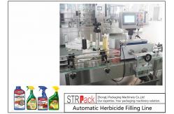 China Automatic Bottle Filling Line Liquid Fertilizer Packaging Machine 500ml - 5L Volume supplier