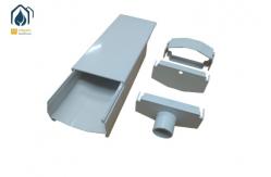 China Hydroponic Square NFT Gully System For High Yield Vegetable Growing supplier