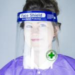 32cm * 22cm Protective Face Shield Direct Splash Protection Plastic Face Shield for sale
