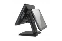 China Aluminum Alloy Dual Screen Pos Terminal supplier
