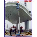 Aluminium Alloy Hydraulic Single Mast Lift Platforms 6m Platform Height