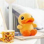 B. Duck 3D Plush Toys , yellow duck soft toy 38cm 21cm 17cm height