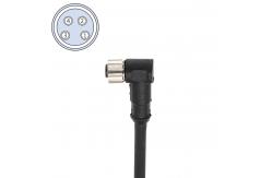 China Angled M8 Circular Connector Female 4 Pin supplier