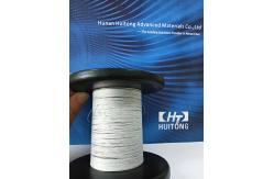 China 45um Stainless Steel Monofilament Micro Composite Wire With Polyester supplier