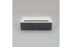 China Office Furniture Brush Cover Desktop Socket Aluminum Alloy Plate Conference Table Power Hub supplier