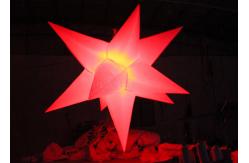 China Shinning Inflatable Led Star Beautiful LED Inflatable Hanging Led For Party supplier