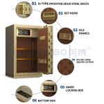 Electronic Lock Smart Safe Box For Office Security  YB/N7-80 for sale