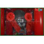 Customized Red Inflatable Money Machine Box Game Oxford Cloth