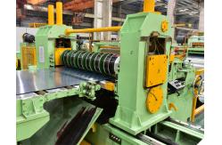 China High Accuracy Sheet Metal Slitting Line With Fast Change Twin Slitters supplier