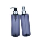 Versatile 250ml Oil Cosmetic Bottle Silver Aluminum Pump Top Cosmetic Bottle for sale