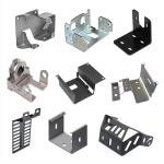 Custom Aluminum Alloy Sheet Metal Stamping Parts Bending Black Surface Treatment Sheet Metal Fabrication for sale