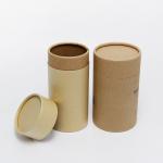 Custom Printed Cylinder Kraft Paper Tube Recyclable Tea Packaging Containers