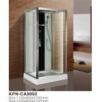 Corner Installation Glass Shower Cabin 1100*900*2100mm in chrome  with Frame for sale