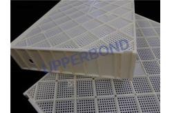China Cigarette Manufacturing Machine Yellow Plastic Trays Customize Size supplier
