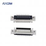 Mini D Ribbon MDR PCB Straight Female SCSI Connector 36pin With Zinc Alloy Shell for sale