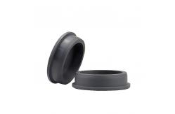 China Customized Silicone Rubber Accessories With Black Silicone Rubber Plug And End Caps supplier