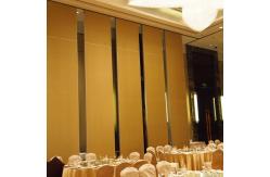 China Ballroom Folding Partition Wall System Acoustic Wooden Movable Partitions for Hotel supplier