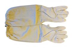 China Economic Soft And Comfortable Sheepskin Protective Beekeeping Gloves Against Bees supplier