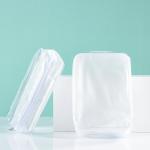 Transparent Plastic Zipper Makeup Bag for sale