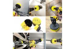 China Drill Brush Set  Power Scrubber Pad Sponge Kit with Extend Attachment supplier