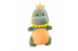 China OEM 25cm Cartoon Dinosaur Plush Pillow With Polypropylene Cotton Filling supplier