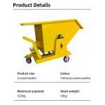 Heavy Duty Forklift Tipping Bin With Precision Tilt Mechanism for sale