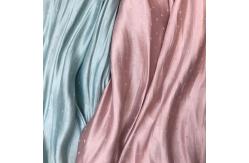 China Sparking Silky 145cm Polyester Jacquard Fabric Crystal Polka Dot Satin Fabric supplier