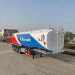 Large Oil Fuel Delivery Truck Tanker 4 Axis Semi Trailer for sale