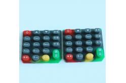 China 4x5 POS Terminal Silicone Rubber Keypads 50 Shore A supplier