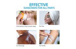 China Spf 50 Sundown Sunscreen Cream Protector Anti Sunburn Sunblocking Lotion supplier