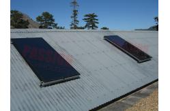 China Ultrasonic Welding High Efficiency Blue Titanium Flat Plate Solar Thermal Collector supplier