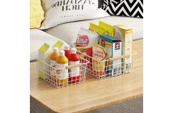 China Small Medium Big Wire Mesh Container Stacking Baskets Plastic Spraying supplier